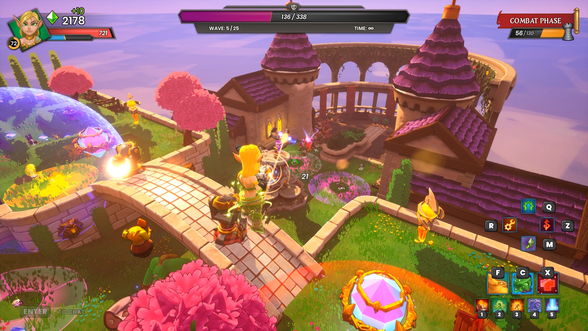 Dungeon Defenders Awakened gameplay screenshot